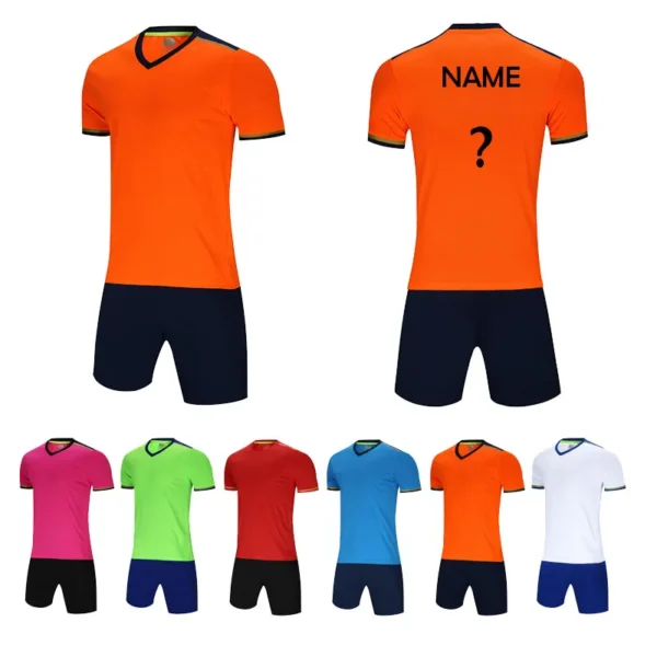 Custom Football Kits Men's Soccer Uniform Soccer Uniform Man Soccer Uniform Man Men's Clothing Set Male Jersey Sets Shirts