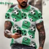Fashion Style Football Jersey For Men Popular Sport Loose Fitness Round Neck T-shirt Summer Casual Streetwear Top Y2k
