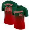 Simple Square Pattern Gradient Football T Shirts Custom Name Team Name Number 3D Printed Jersey Loose Quick Dry Sports Tops