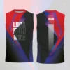 Summer Men's Sleeveless T-shirt Quick drying sports Running T-shirt stripe patterns sportswear football jersey t shirts for man