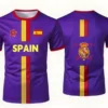 Fashion Football T Shirts Summer National 3D Printed Jersey Cool Streetwear Oversized Tees