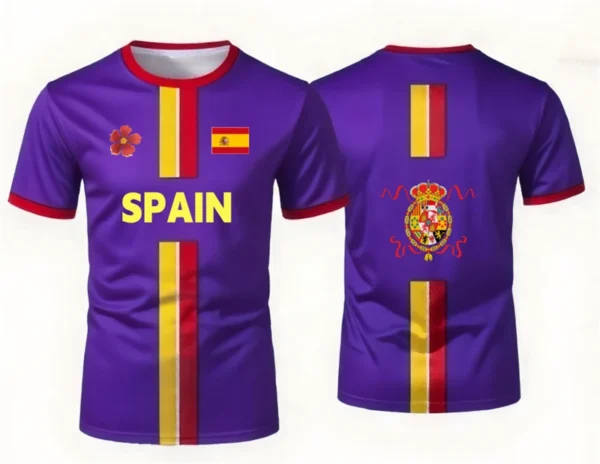 Fashion Football T Shirts Summer National 3D Printed Jersey Cool Streetwear Oversized Tees
