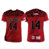 New Football Casual Fashion Sports Style Jersey Round Neck Short Sleeves Customizable Name and Number