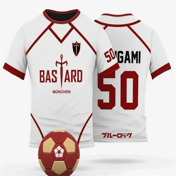 New Football Casual Fashion Sports Style Jersey Round Neck Short Sleeves Customizable Name and Number