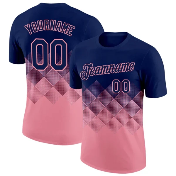 Football T Shirts Custom Name Team Name Number Crew Neck Jersey Loose Breathable Sports T-shirts