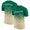 Simple Square Pattern Gradient Football T Shirts Custom Name Team Name Number 3D Printed Jersey Loose Quick Dry Sports Tops