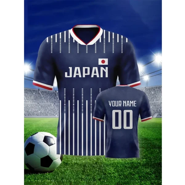 Football Jersey For Men Custom Name Number Tshirt Tops Loose Man Women Quick-drying Sports Short Sleeve Kids Tees