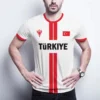 Football Jersey Breathable Quick-drying Sports Short-sleeved T-shirt Turkish Flag 3D Printed Fashion Loose Men's T Shirts