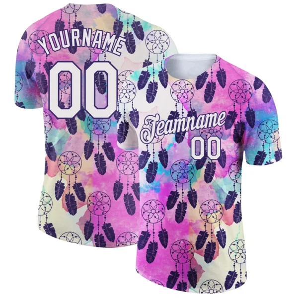 Summer Outdoor Sport Customized Football Jersey Men's T-shirt Trend Short Sleeve DIY Name Number 3d Print Tee Top New