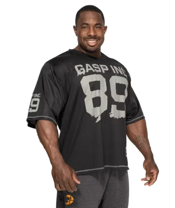 GASP Football T-shirt Betterbodies Baseball Shirt Football Jersey Motorcycle Short Sleeve Men's Comfortable Sports Short Sleeve