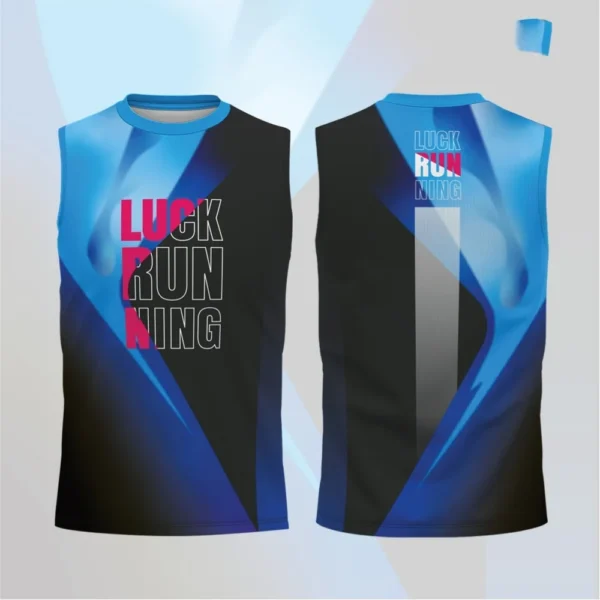 Summer Men's Sleeveless T-shirt Quick drying sports Running T-shirt stripe patterns sportswear football jersey t shirts for man