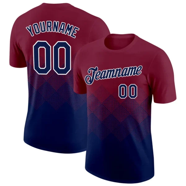 Football T Shirts Custom Name Team Name Number 3D Printed Jersey Loose Quick Dry Sports Tees