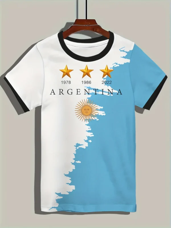Simple Football T-shirts Summer Fashion Short Sleeve Quick-drying T Shirts Casual Sports Tops Men's Clothes