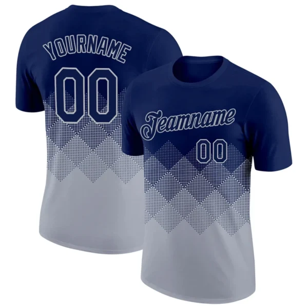 Football T Shirts Custom Name Team Name Number Crew Neck Jersey Loose Breathable Sports T-shirts