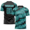 Summer Men Custom Name Team Name Football Jersey Fashion DIY Personality Short Sleeve T Shirts Gradient Quick Dry Sports Tee Top