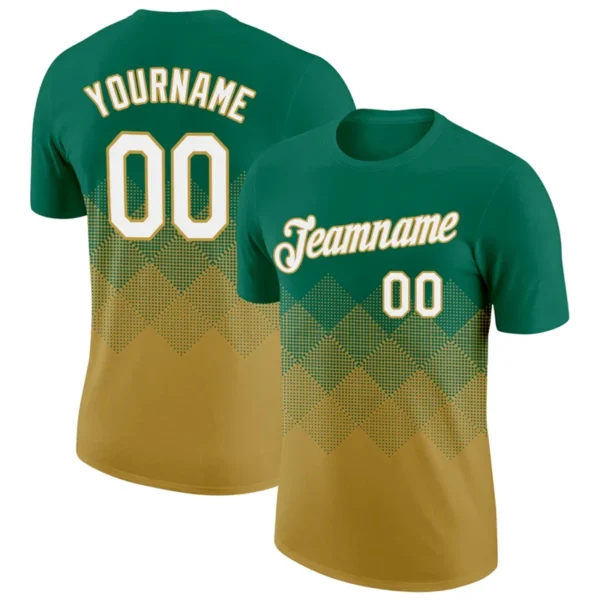 Football T Shirts Custom Name Team Name Number 3D Printed Jersey Loose Breathable Sports Tops