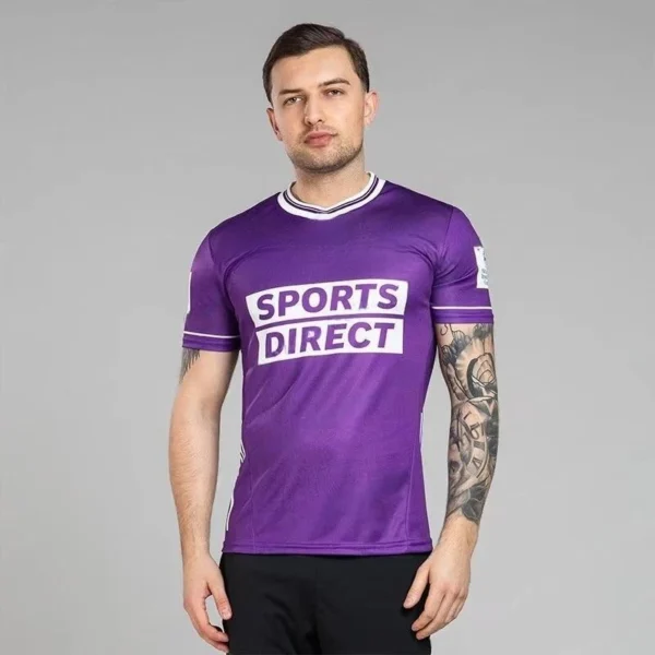 2025 White Kids Adult Football Jersey V-Neck Loose Quick Drying Short Sleeve Sports Fitness Training Clothing Men'S Top