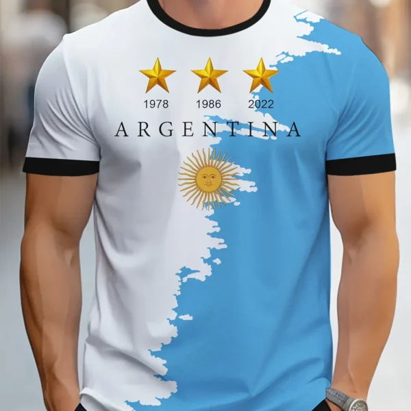 Simple Football T-shirts Summer Fashion Short Sleeve Quick-drying T Shirts Casual Sports Tops Men's Clothes