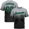 Fashion Faded Gradient Graphic Football T Shirts For Men Custom Name Team Name Number O Neck Jersey Casual Oversized Sports Tops