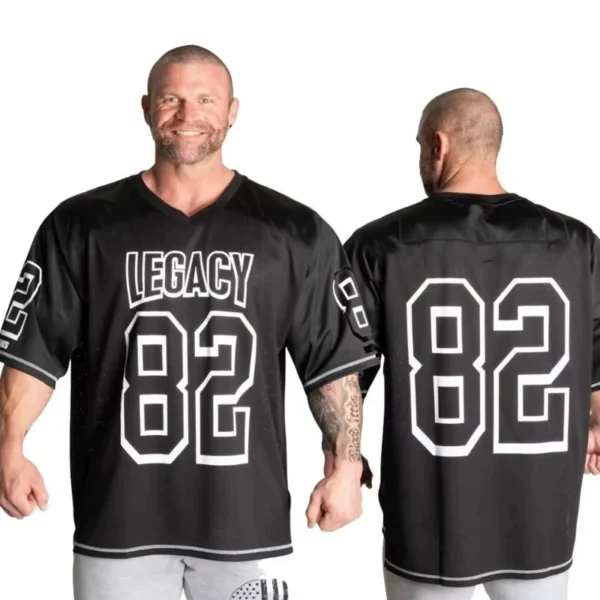GASP Football T-shirt Betterbodies Baseball Shirt Football Jersey Motorcycle Short Sleeve Men's Comfortable Sports Short Sleeve