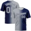 Fashion Two-color Gradient Football Jersey For Men Custom Name Team Name Number Sports T-shirts Loose Quick Dry Team Uniforms