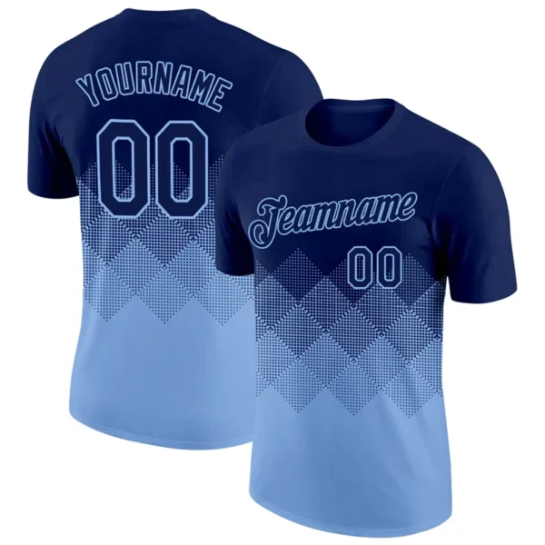 Football T Shirts Custom Name Team Name Number Crew Neck Jersey Loose Breathable Sports T-shirts