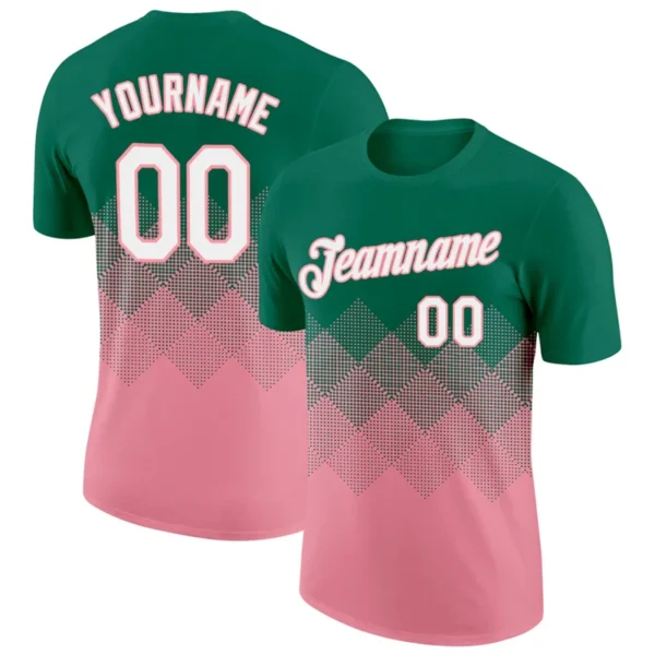 Football T Shirts Custom Name Team Name Number 3D Printed Jersey Loose Breathable Sports Tops