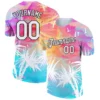 Summer Outdoor Sport Customized Football Jersey Men's T-shirt Trend Short Sleeve DIY Name Number 3d Print Tee Top New