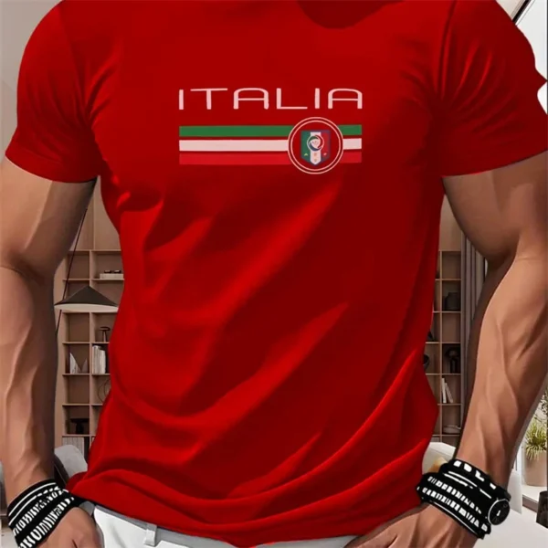 Fashion Football Jersey Summer Casual Sports Gym 3D Printed T Shirts Loose Quick Dry Tees Mens Clothing