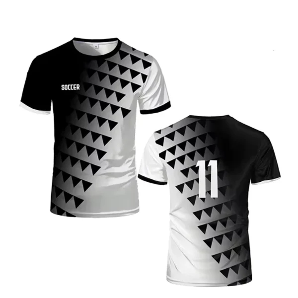 New Fashion Sports Football Jersey3D Printed T-shirt Summer Short-sleeved Gym Tops