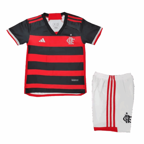 446887_1 CR Flamengo ホーム ユニフォーム キット 2024/25 キッズ 上下セット