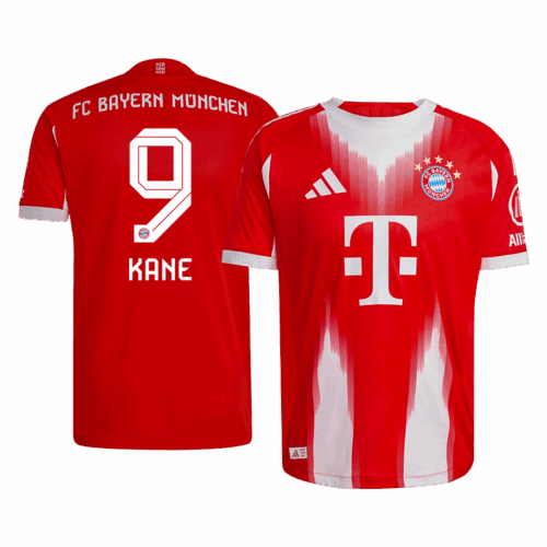 594967_1 バイエルンミュンヘン KANE #9 ホーム サッカーユニフォーム オーセンティック 2025/26