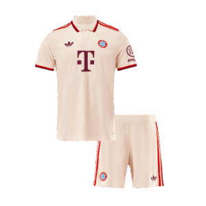 バイエルンミュンヘン  サード  アウェイ サッカーユニフォーム キット 2024/25 キッズ 上下セット - UCL