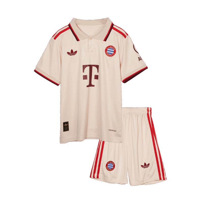 バイエルンミュンヘン  サード  アウェイ サッカーユニフォーム キット 2024/25 キッズ 上下セット - UCL
