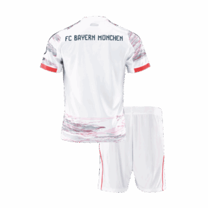 590477_2 バイエルンミュンヘン アウェイ サッカーユニフォーム キット 2025/26 キッズ 上下セット
