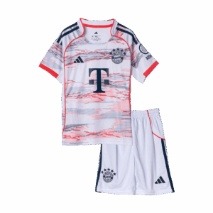 590477_3 バイエルンミュンヘン アウェイ サッカーユニフォーム キット 2025/26 キッズ 上下セット