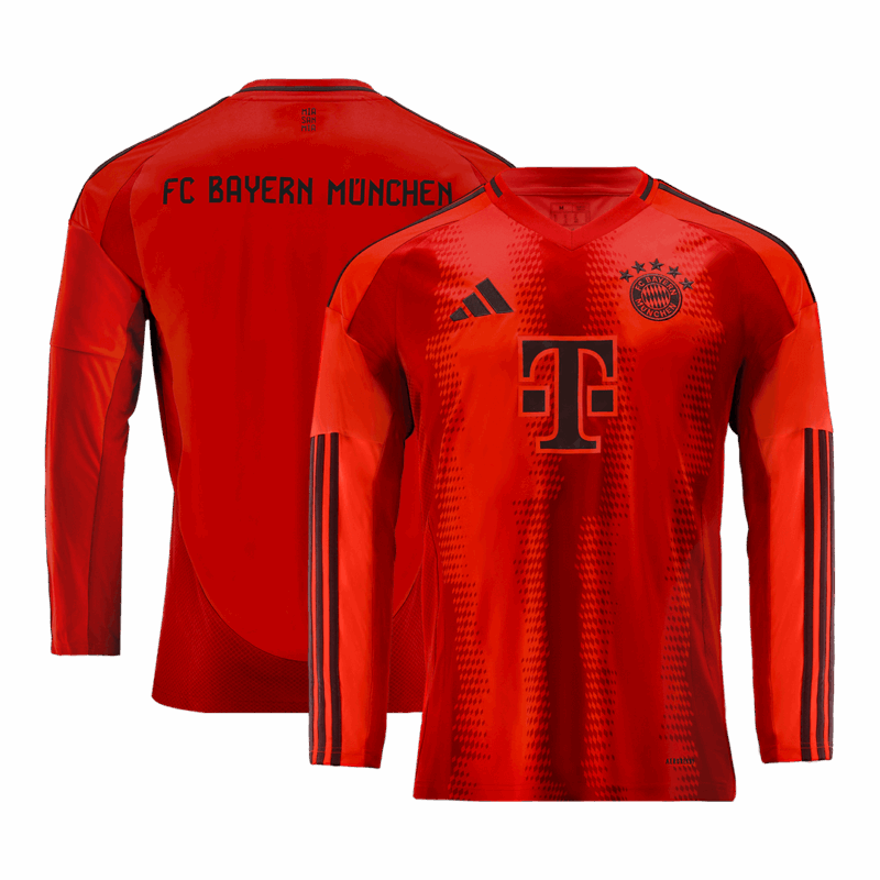 バイエルンミュンヘン  長袖 ホーム サッカーユニフォーム 2024/25
