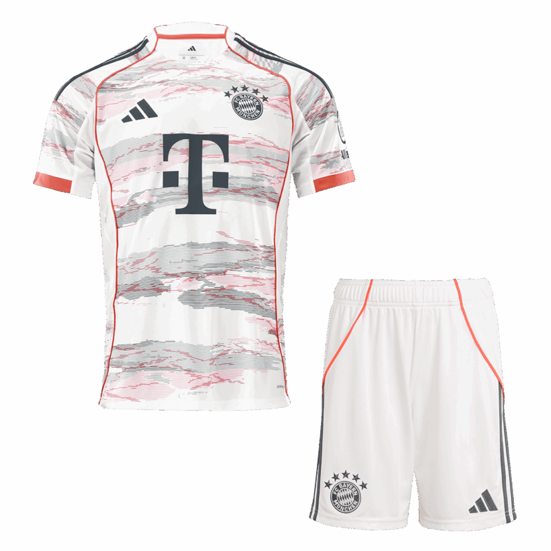 バイエルンミュンヘン  アウェイ サッカーユニフォーム キット 2025/26 上下セット