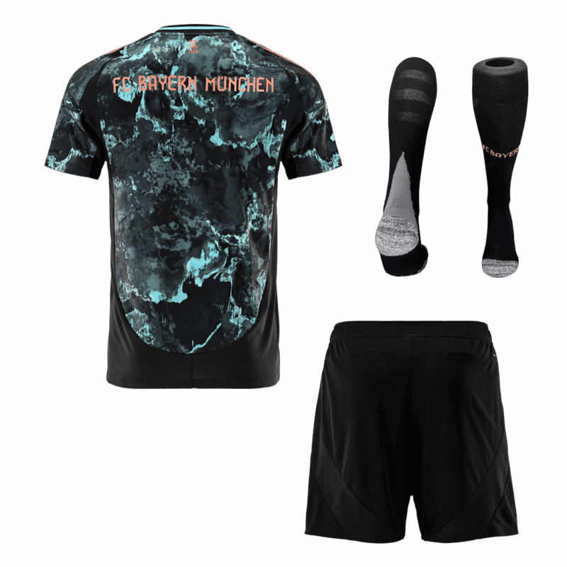 バイエルンミュンヘン  アウェイ サッカーユニフォーム キット 2024/25 (ユニフォーム+Shorts+Socks)