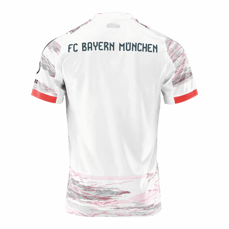 586688_2 バイエルンミュンヘン アウェイ サッカーユニフォーム 2025/26 White