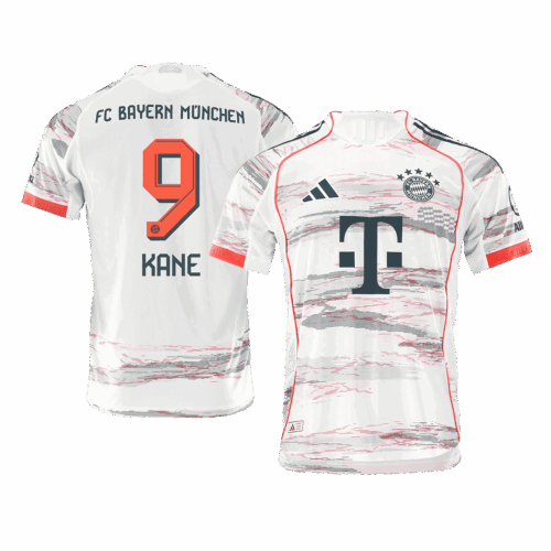 586807_1 KANE #9 オーセンティック バイエルンミュンヘン アウェイ サッカーユニフォーム 2025/26 White