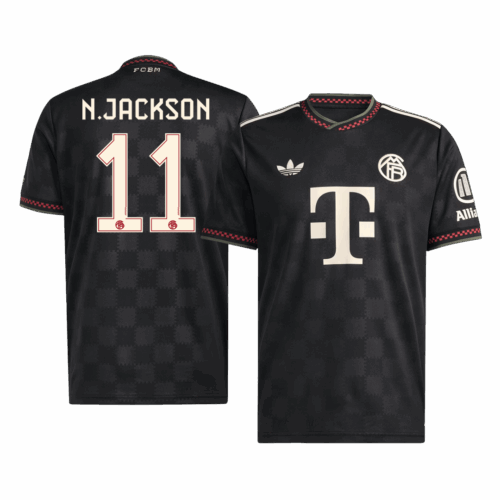 608172_1 Bayern Munich N.JACKSON #11 Third Away Soccer Jersey 2025/26