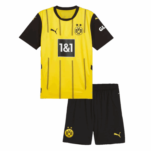 597204_1 ドルトムント ホーム ユニフォーム キット 2024/25 キッズ 上下セット