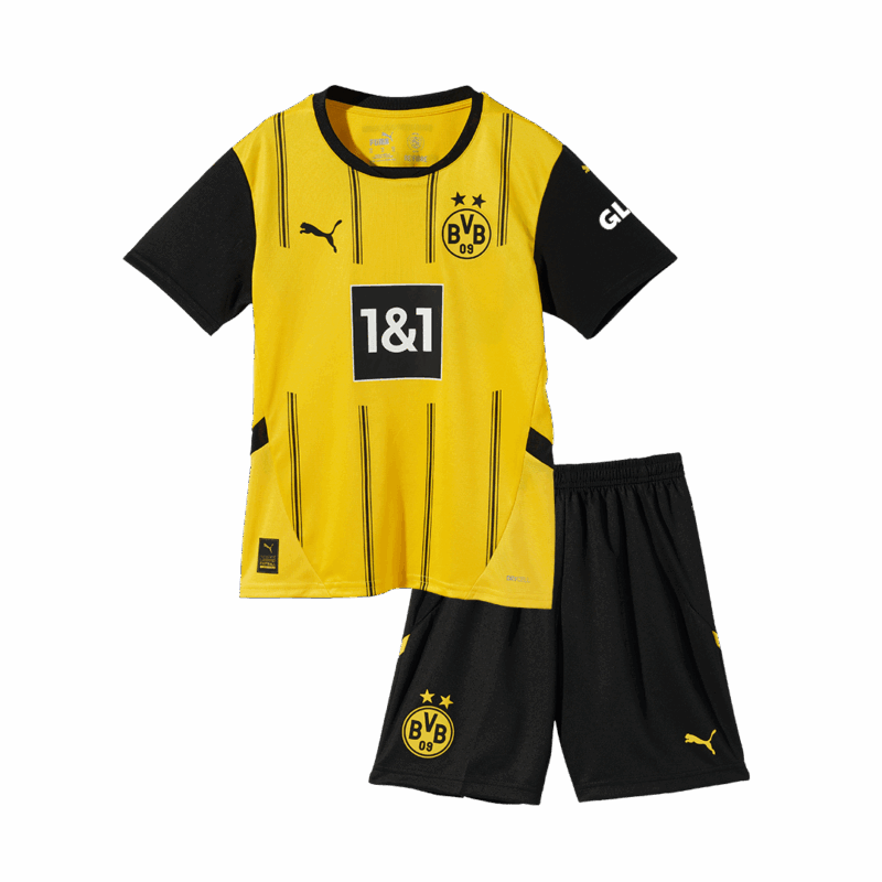ドルトムント ホーム ユニフォーム キット 2024/25 キッズ 上下セット