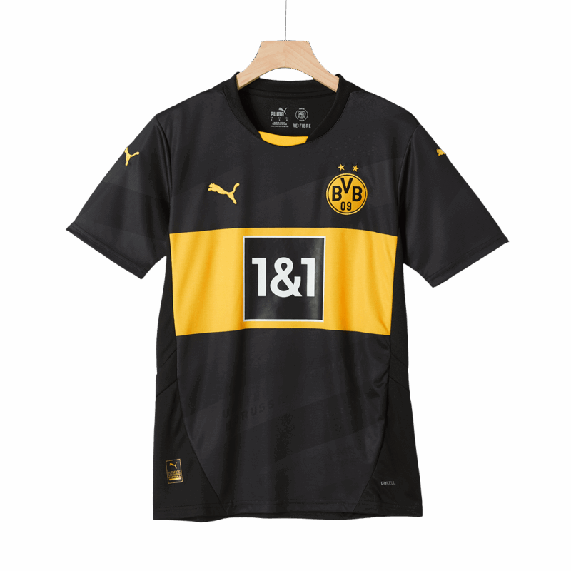 ドルトムント アウェイ サッカーユニフォーム 2024/25