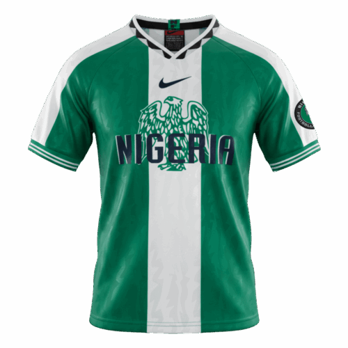 Nigeria Home Soccer Jersey Retro 1996