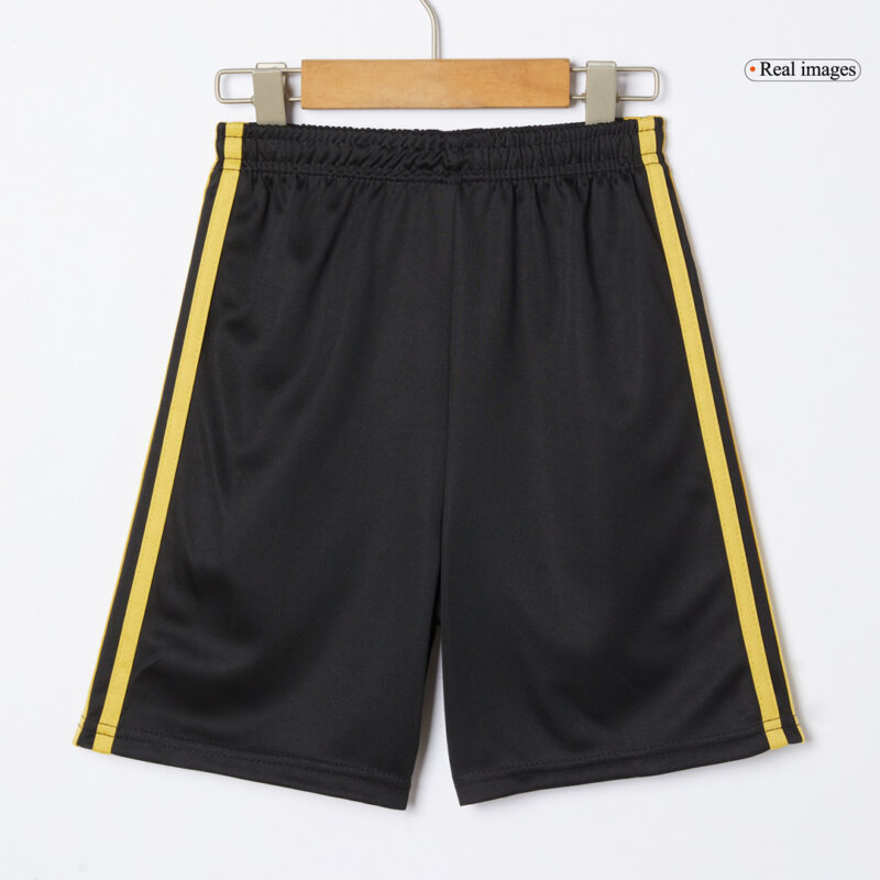 キッズ  Mexico サード  アウェイ サッカーユニフォーム キット上下セット 2025 Black - Gold Cup