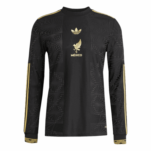 583981_1 オーセンティック Mexico 長袖 サード アウェイ サッカーユニフォーム 2025 - Gold Cup