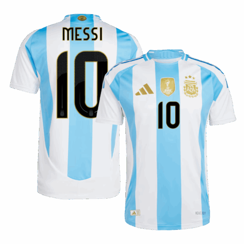 453367_1 Argentina MESSI #10 ホーム ユニフォーム オーセンティック 2024
