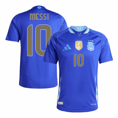 457911_1 Argentina MESSI #10 アウェイ ユニフォーム オーセンティック 2024